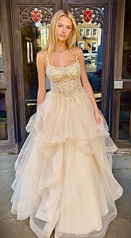 Ruffled 2027 Prom Dress - JUST ARRIVED